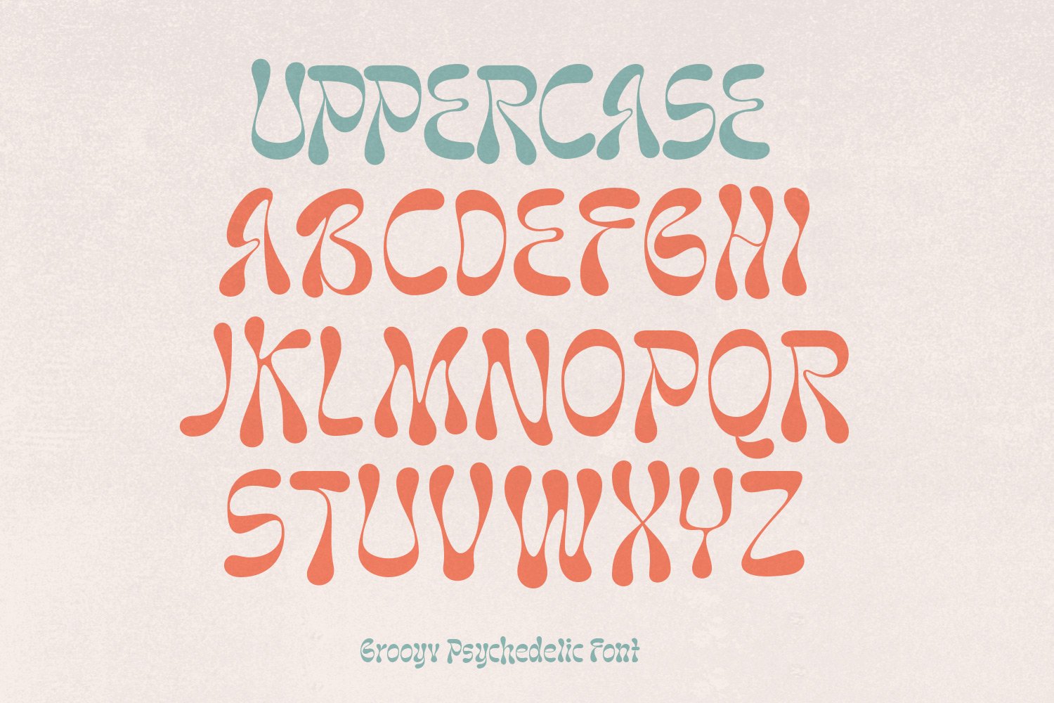 psychedelic letters