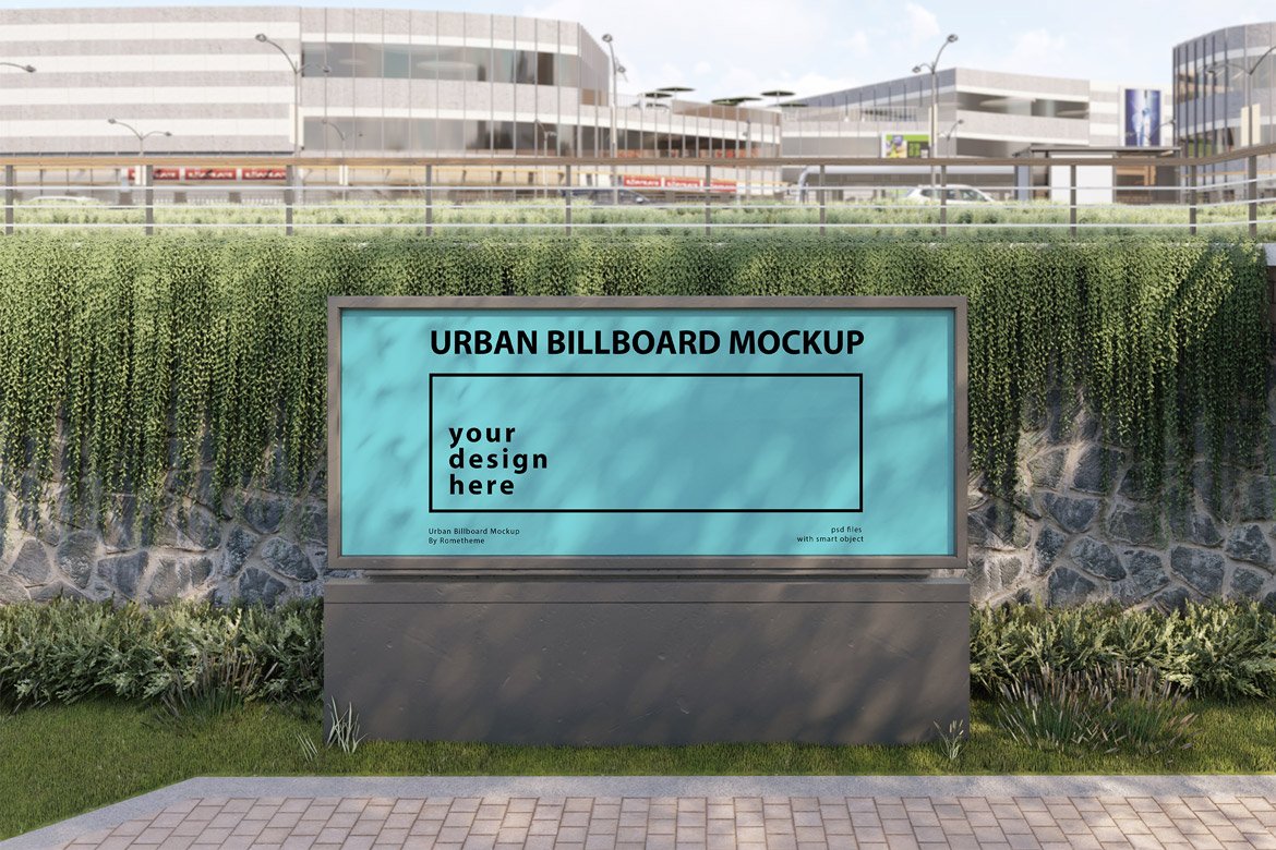 Urban Billboard - Mockups vol.02 preview image.
