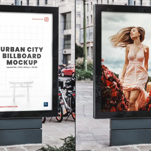 Urban City Billboard Mockups cover image.