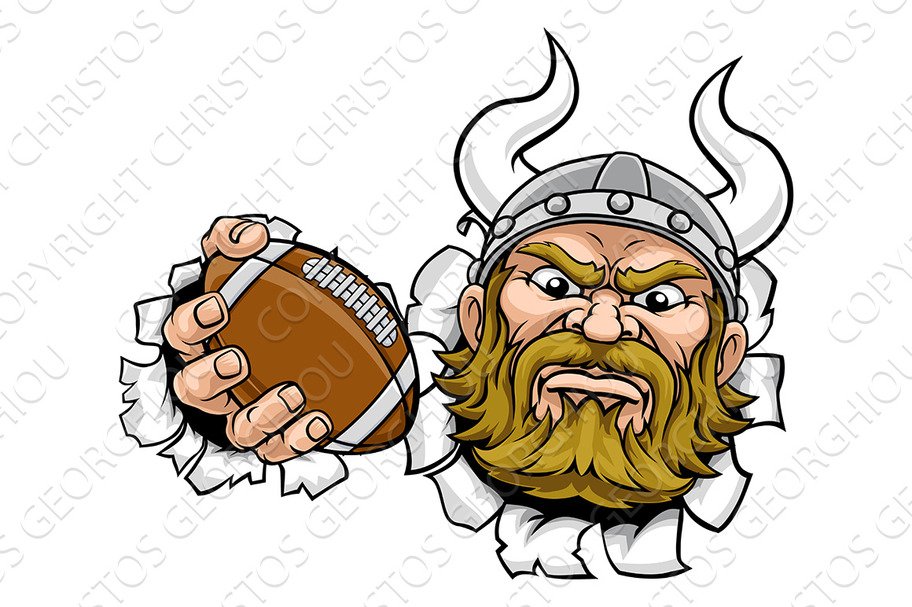 Viking American Football Sports cover image.