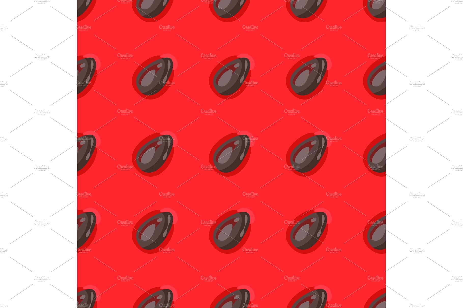Seamless pattern of slice ripe cover image.