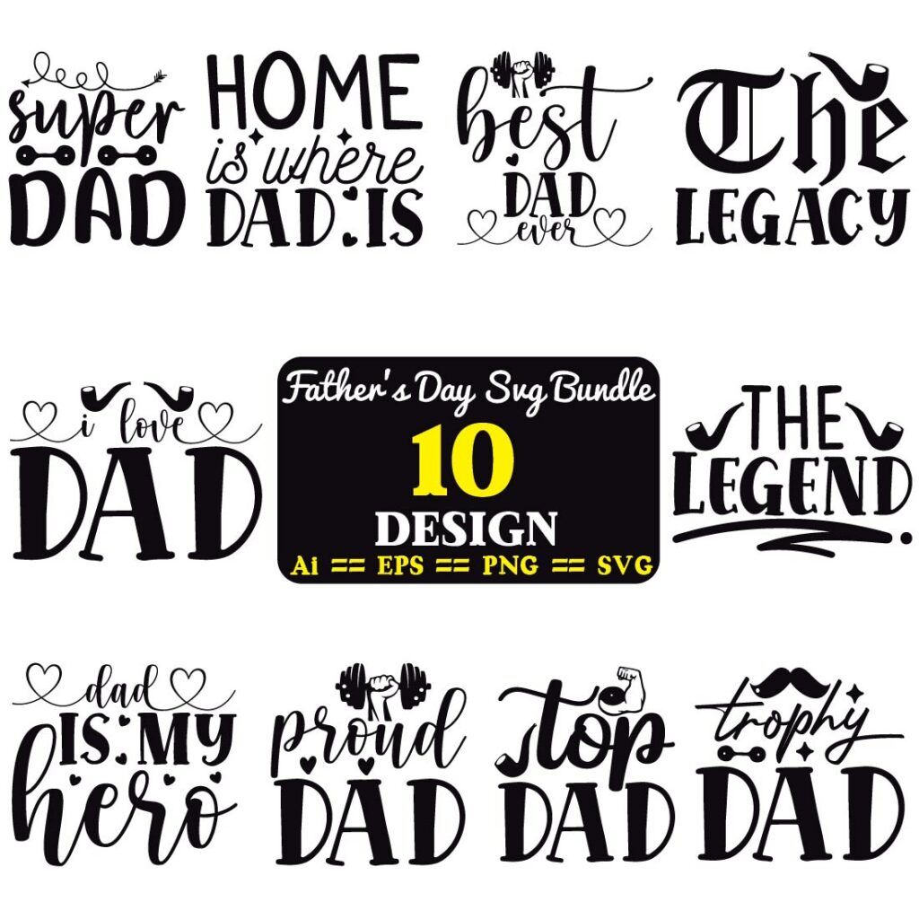 Fathers Day SVG Bundle - MasterBundles