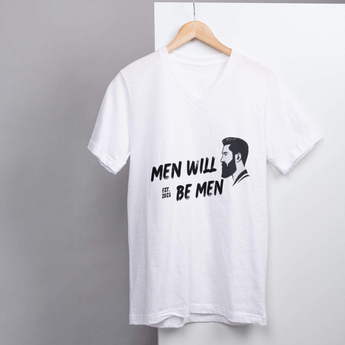 Men Will Be Men T-shirt Logo preview image.