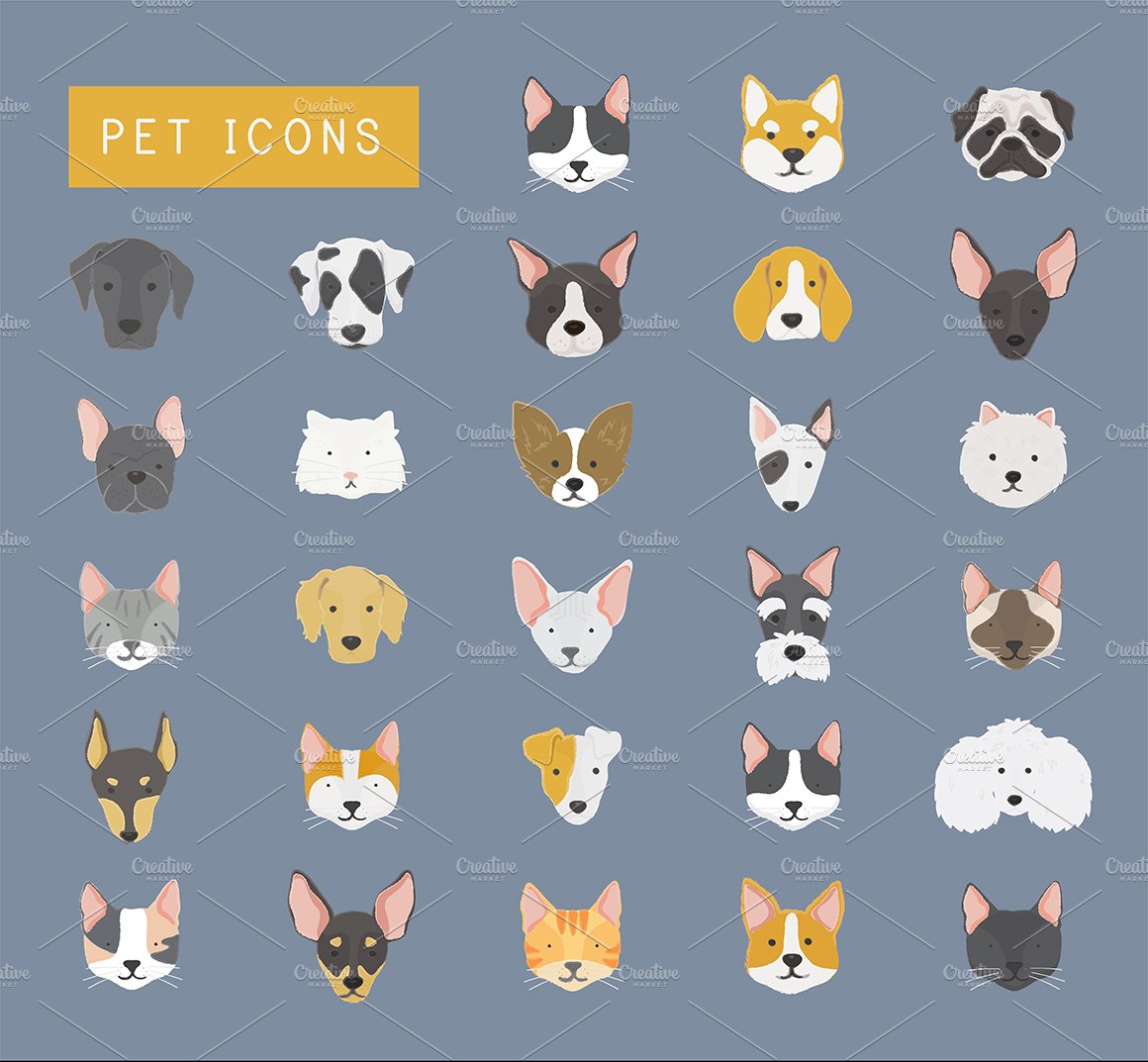Illustration of cats and dogs cover image.