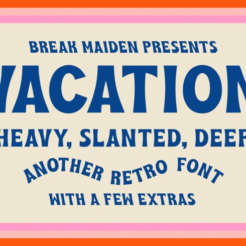 Vacation Display cover image.