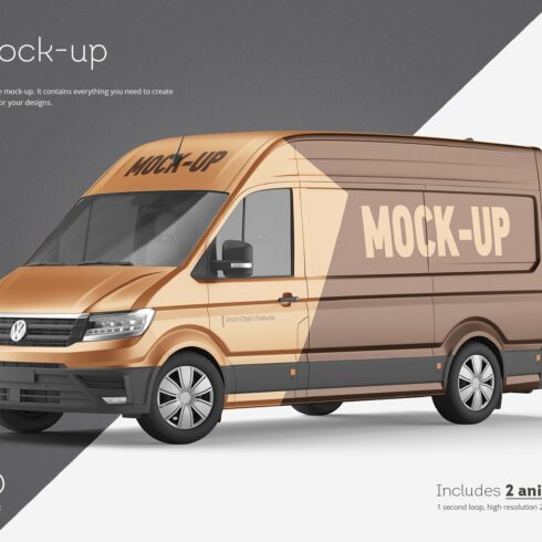 Cargo Van Mockup Set cover image.