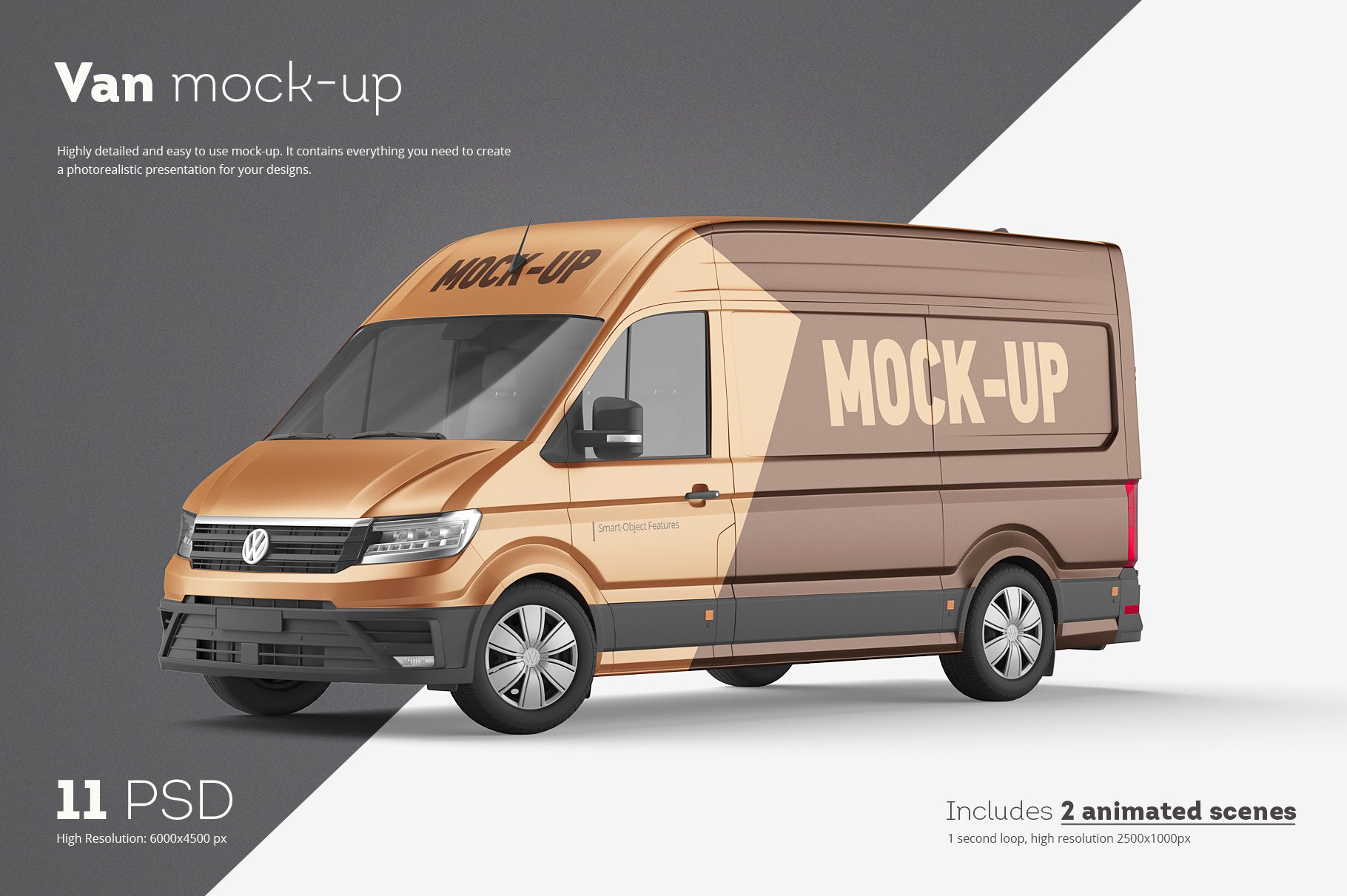 Cargo Van Mockup Set cover image.