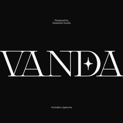 Vanda - Display Font w/ Stars cover image.