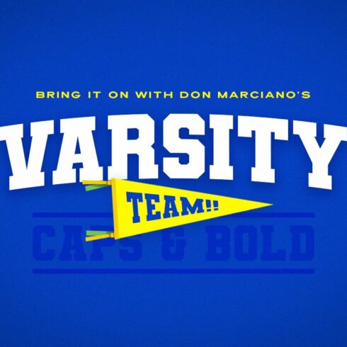 Varsity Team Sports Font cover image.