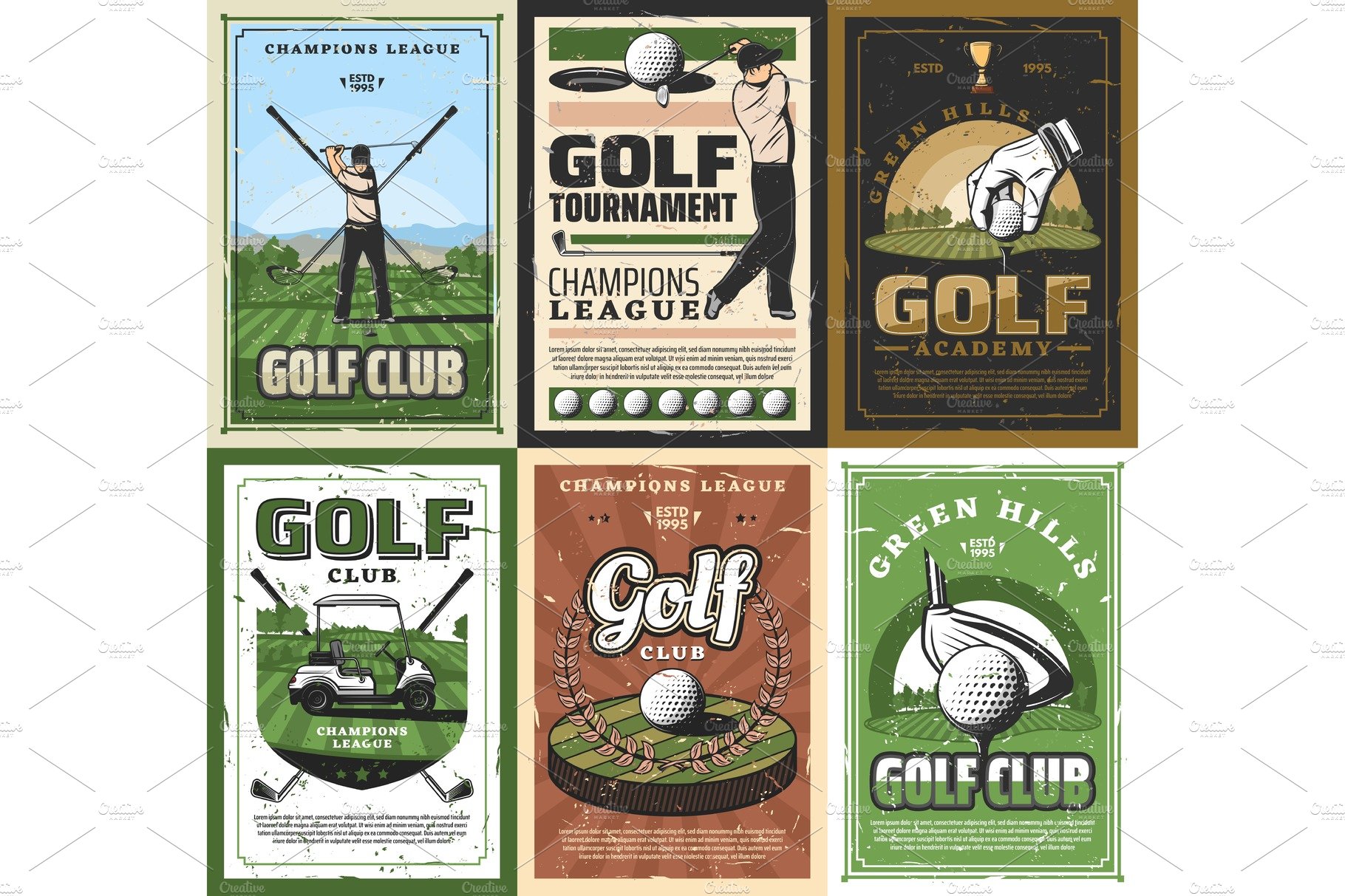 Golf club sport equipment cover image.