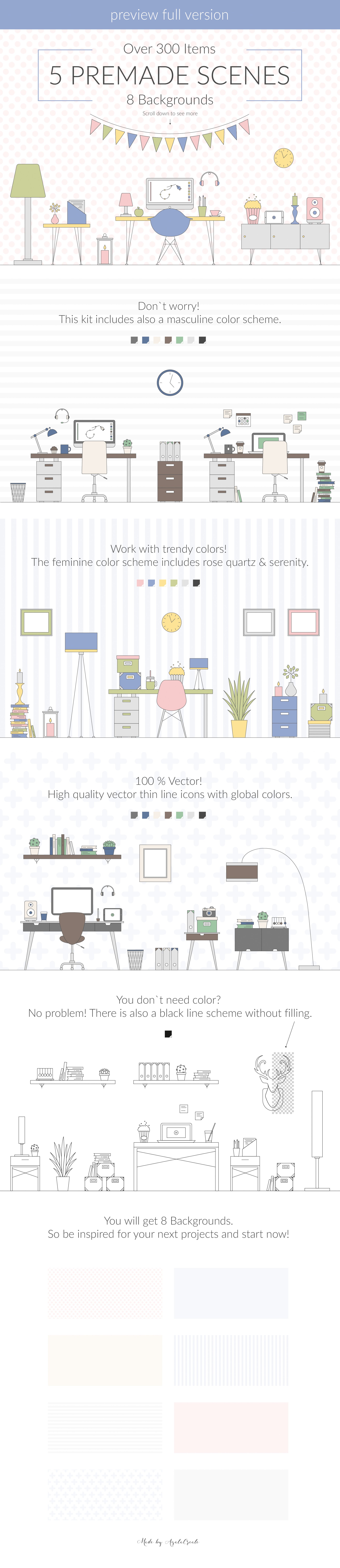 Vector Scene Creator – Small Sample preview image.