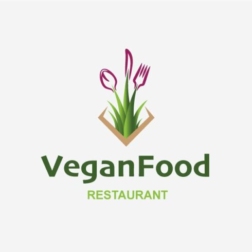 Vegan Food Logo cover image.