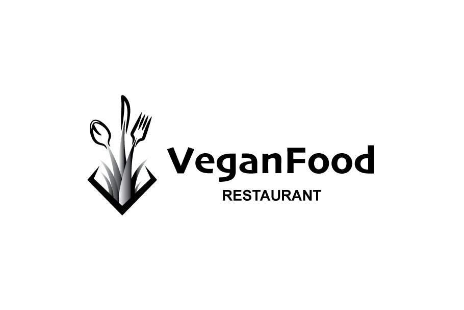 vegan food logo preview 04 799