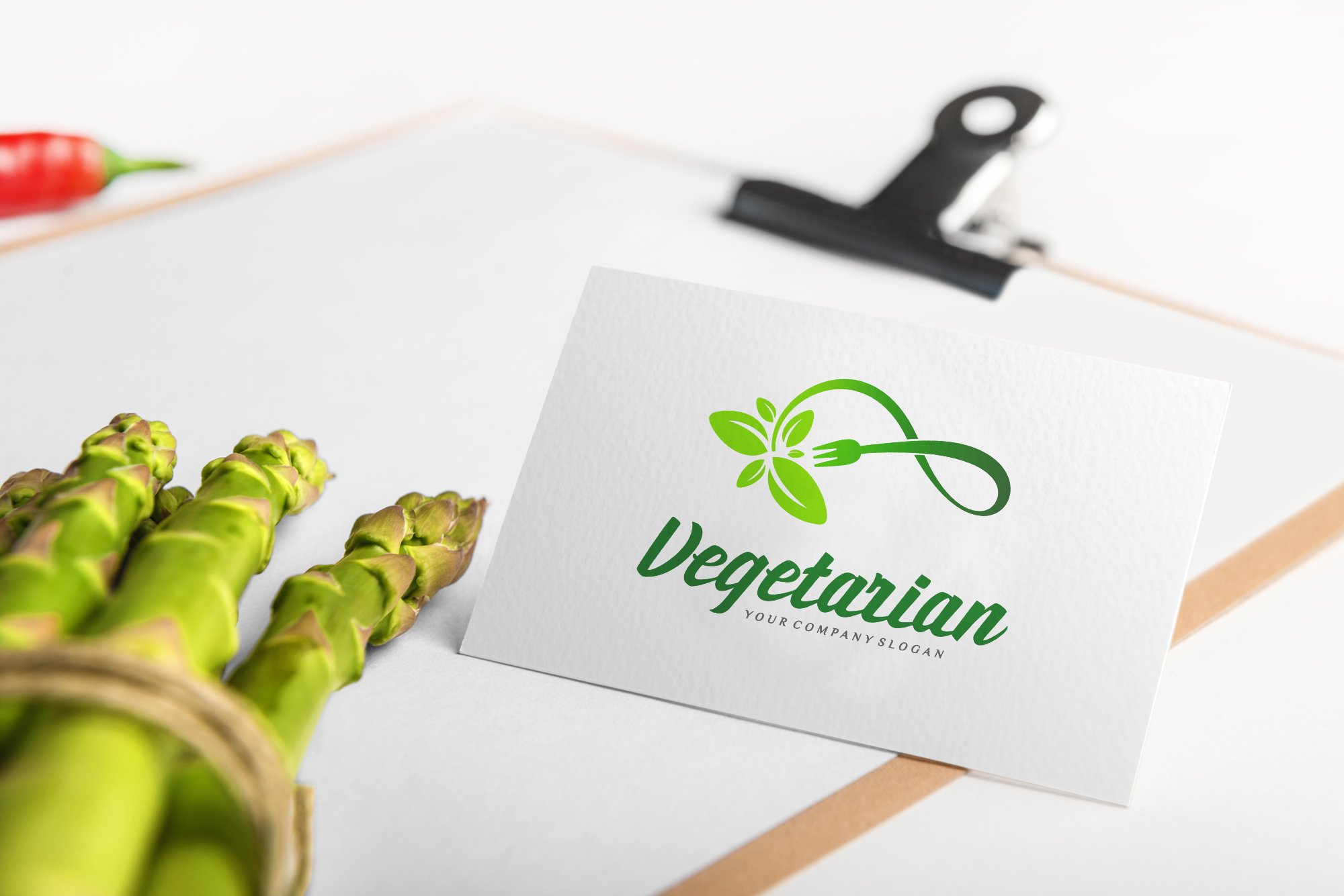 Vegetarian Logo preview image.