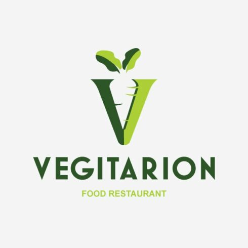 Vegitarian Food Logo cover image.