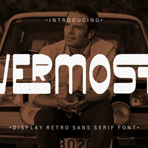 Vermost - Display Retro Sans Serif cover image.