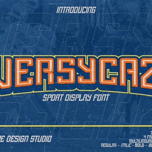 Versycaz - Sport Font cover image.
