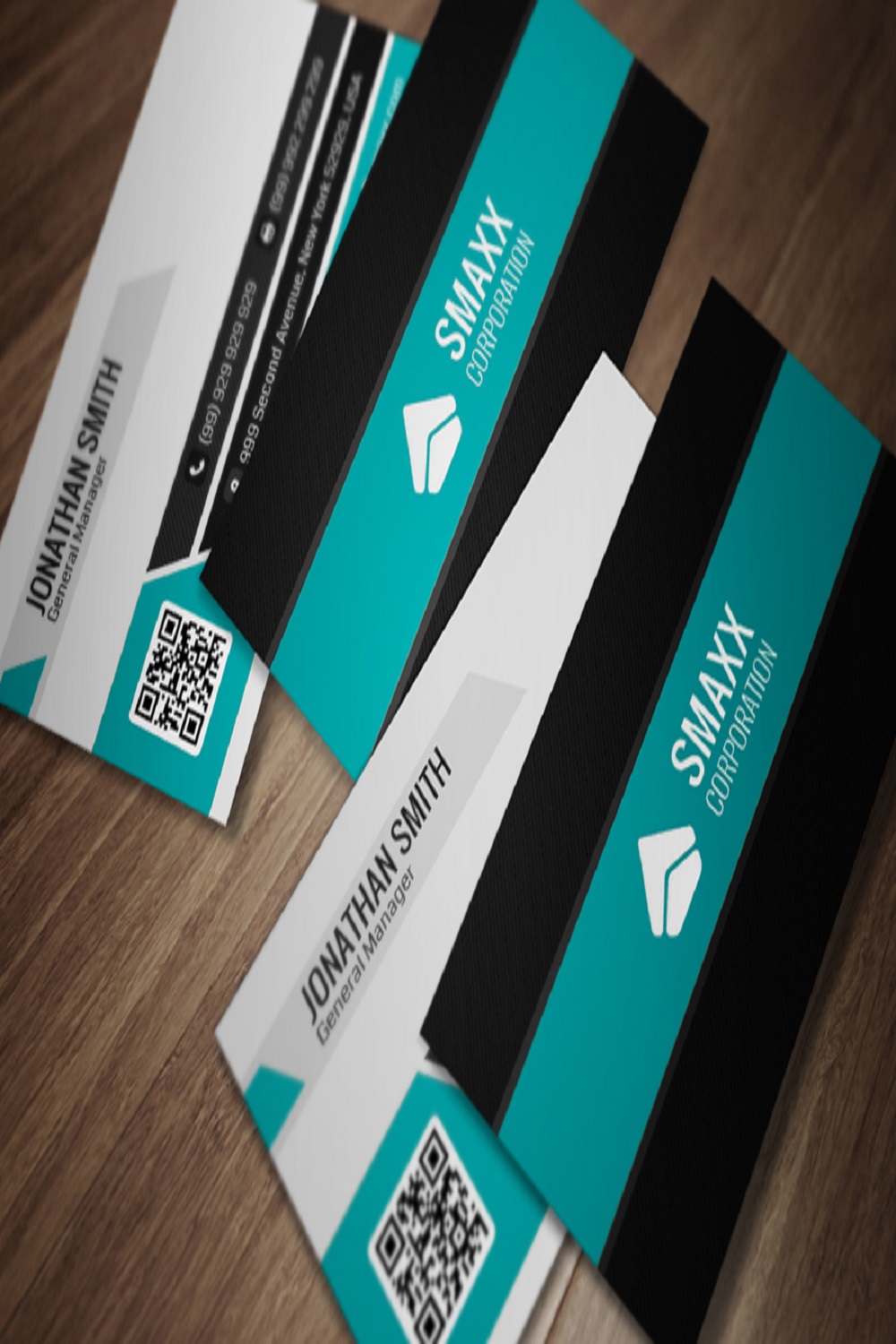 Corporate Visiting Cards pinterest preview image.