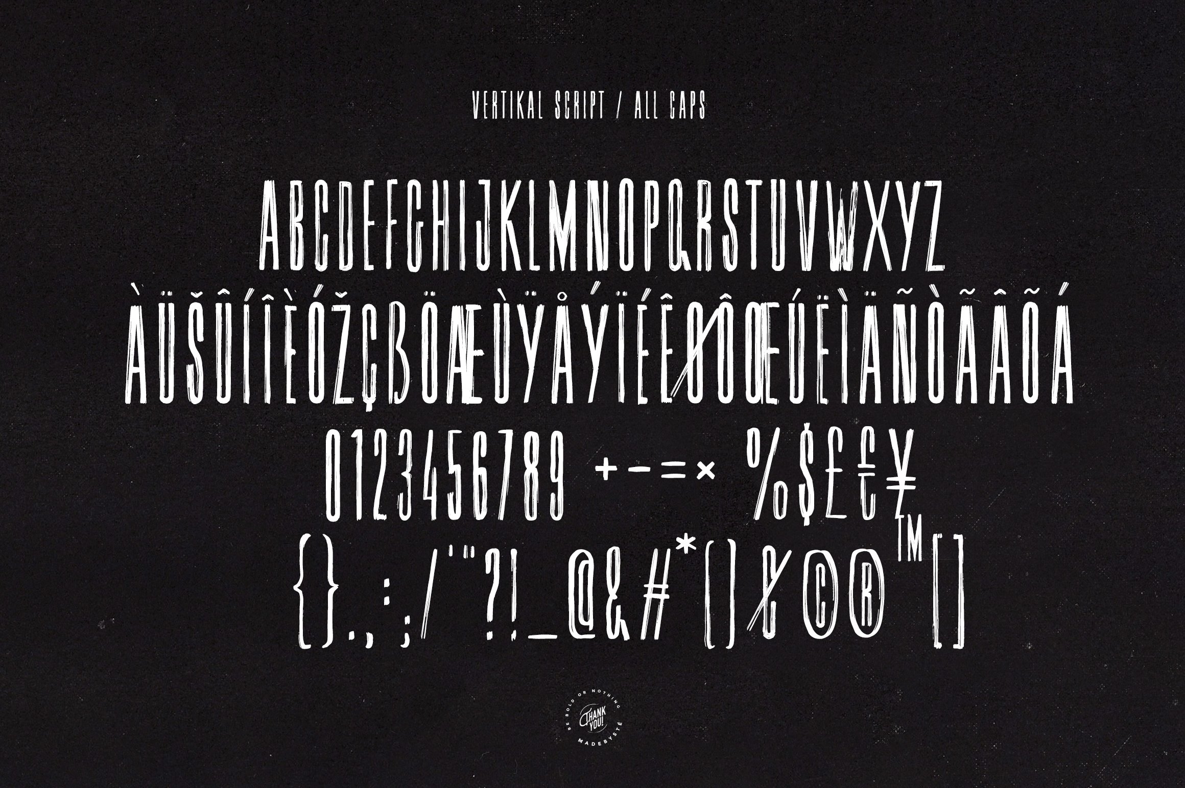vertikal ultracondensed modern typeface cover15 386