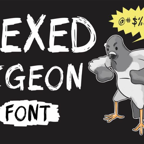 Vexed Pigeon Font cover image.