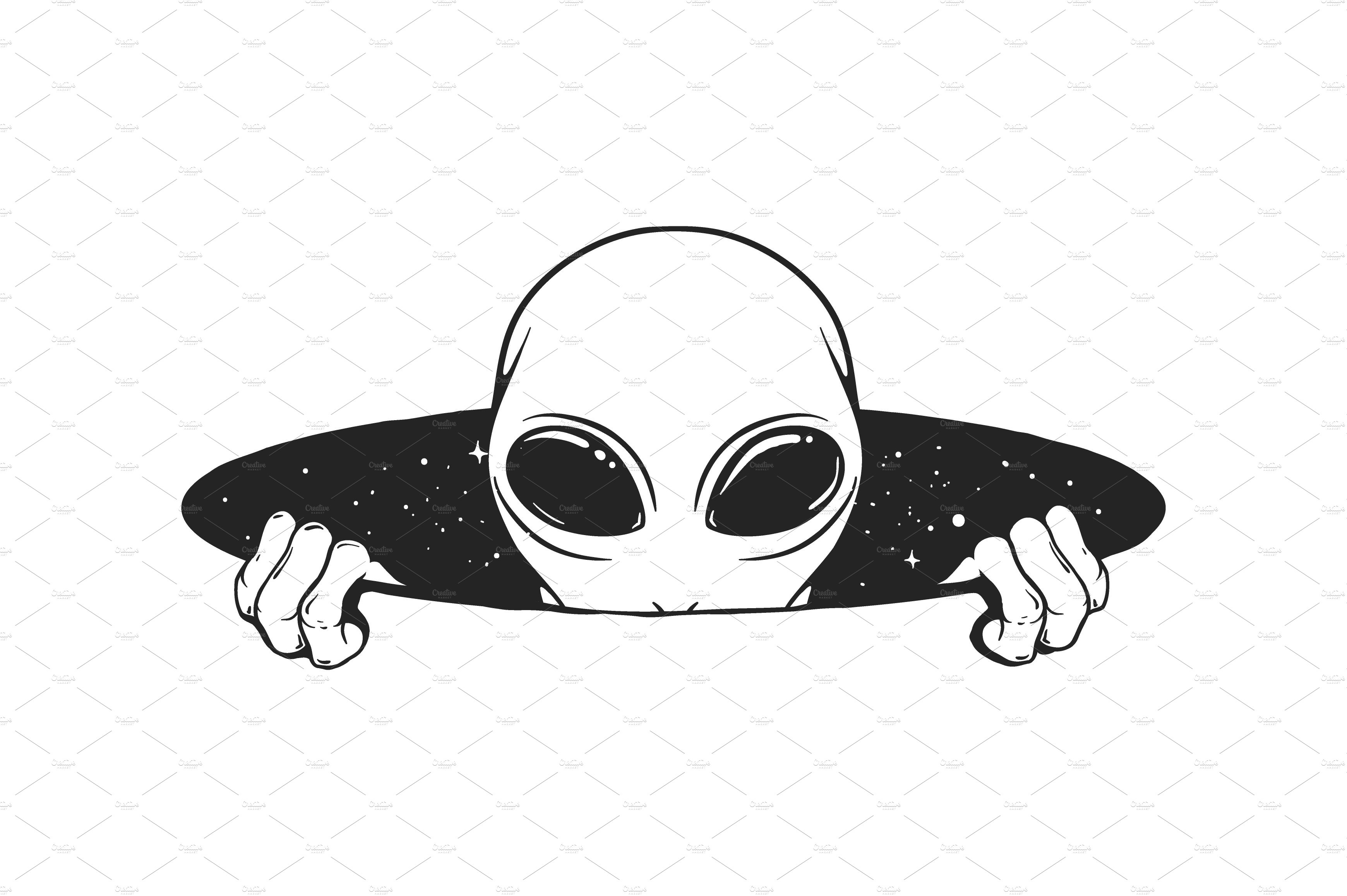 alien to climb out of a space hole cover image.