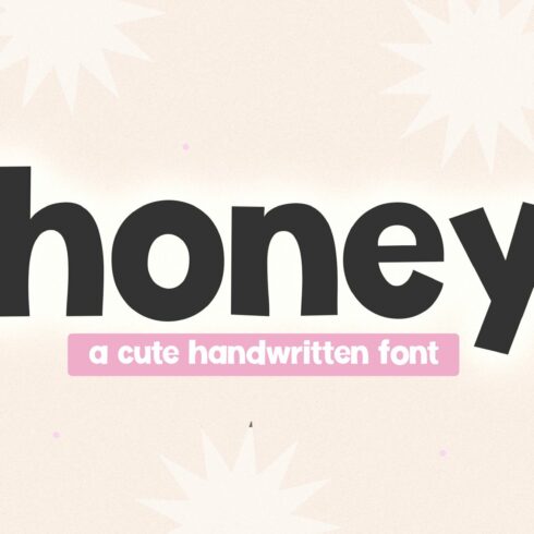 Honey | Fun Handwritten Font cover image.