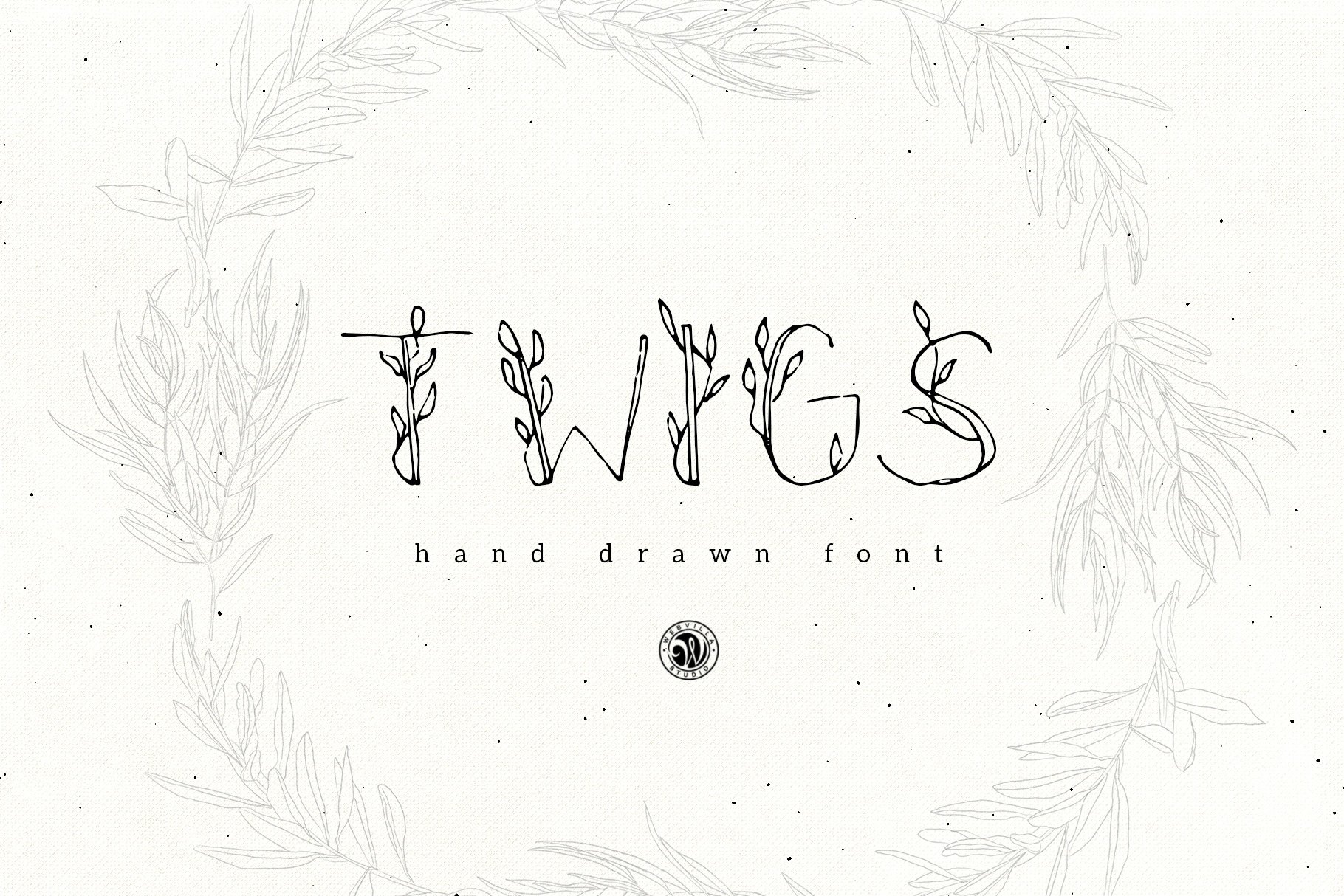 Twigs Font cover image.