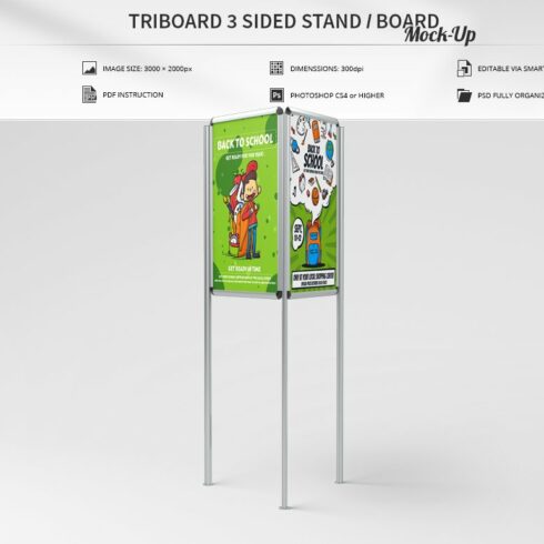 Triboard 3 Sided Stand/Board Mock-Up cover image.