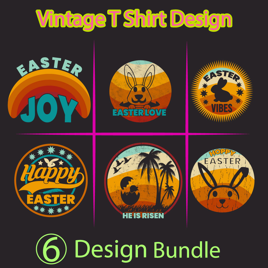 Easter Vintage-Design Bundle