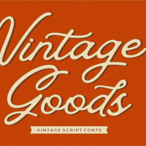 Vintage Goods Script cover image.