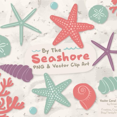 Seashells Clipart in Vintage Girl cover image.
