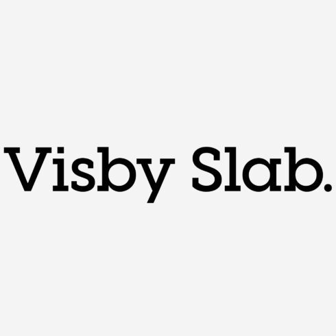 Visby Slab CF: geometric slab serif cover image.