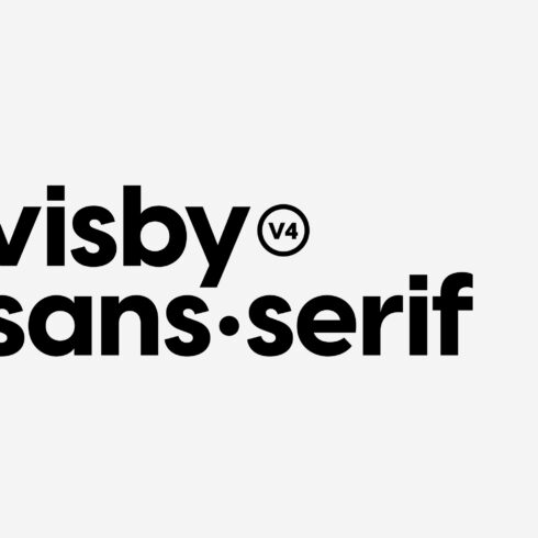 Visby CF Geometric Sans Font ver.4 cover image.