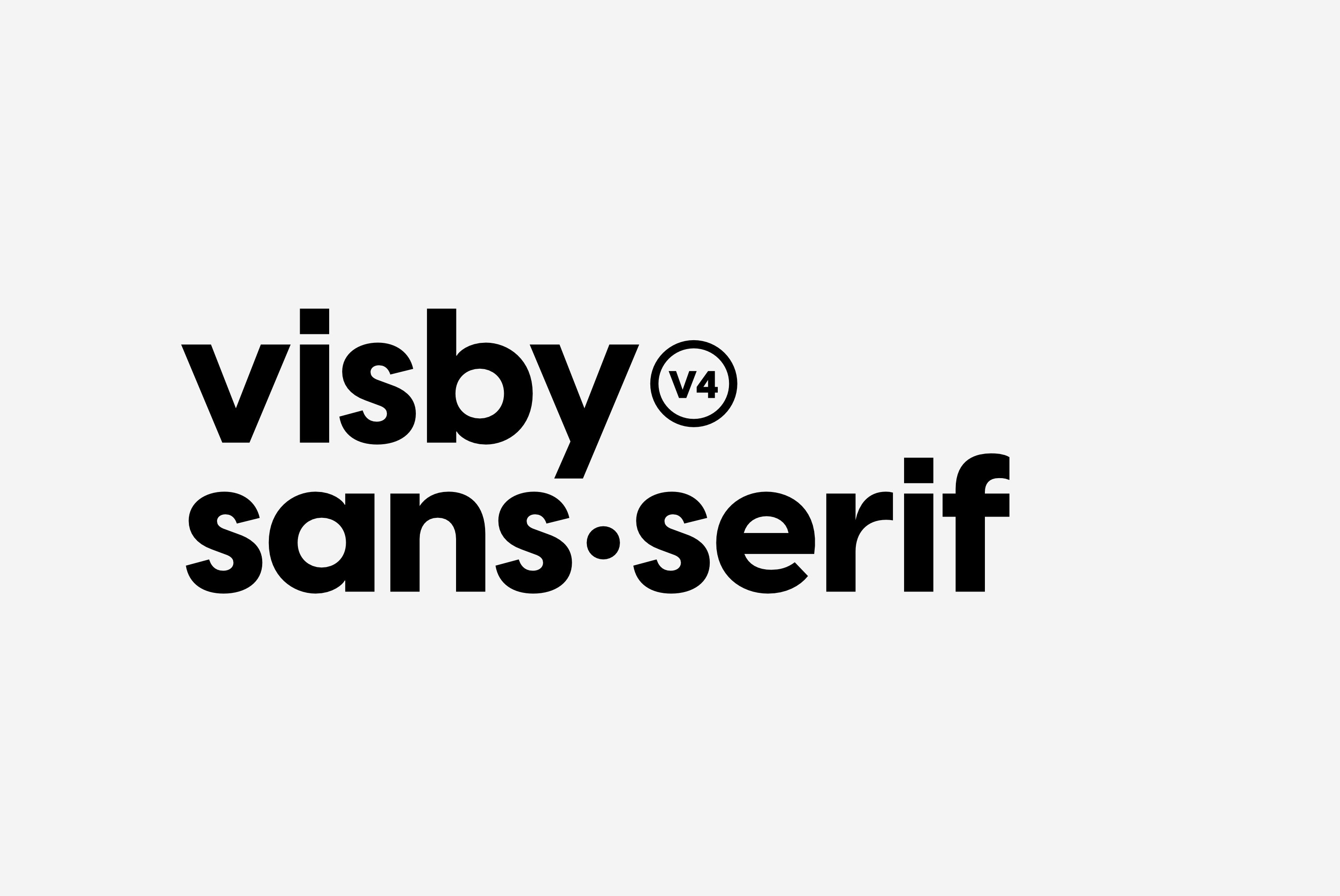 Visby CF Geometric Sans Font ver.4 cover image.