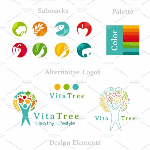Healthy Food Logo. Vita Tree. cover image.