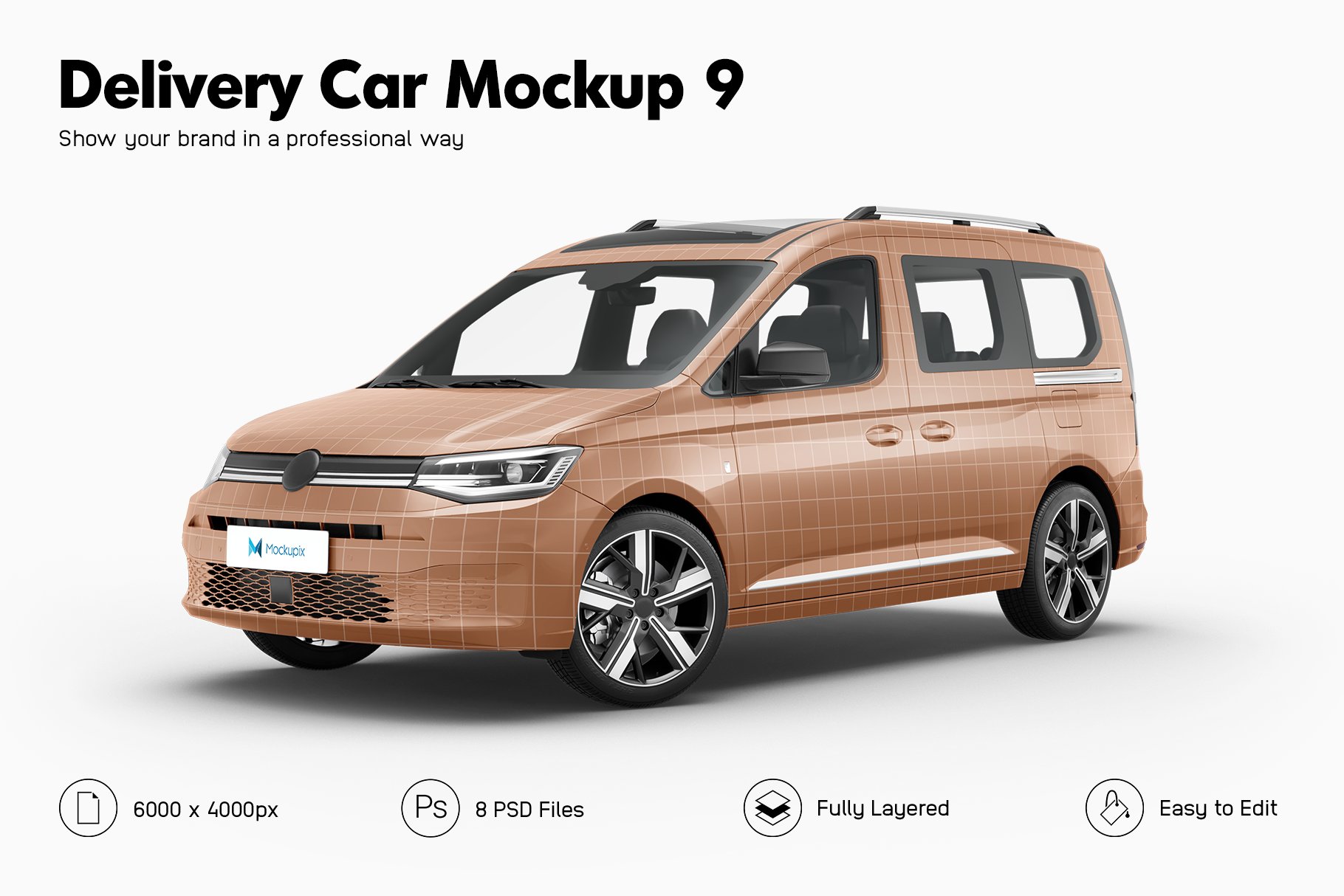 Delivery Car Mockup 9 cover image.