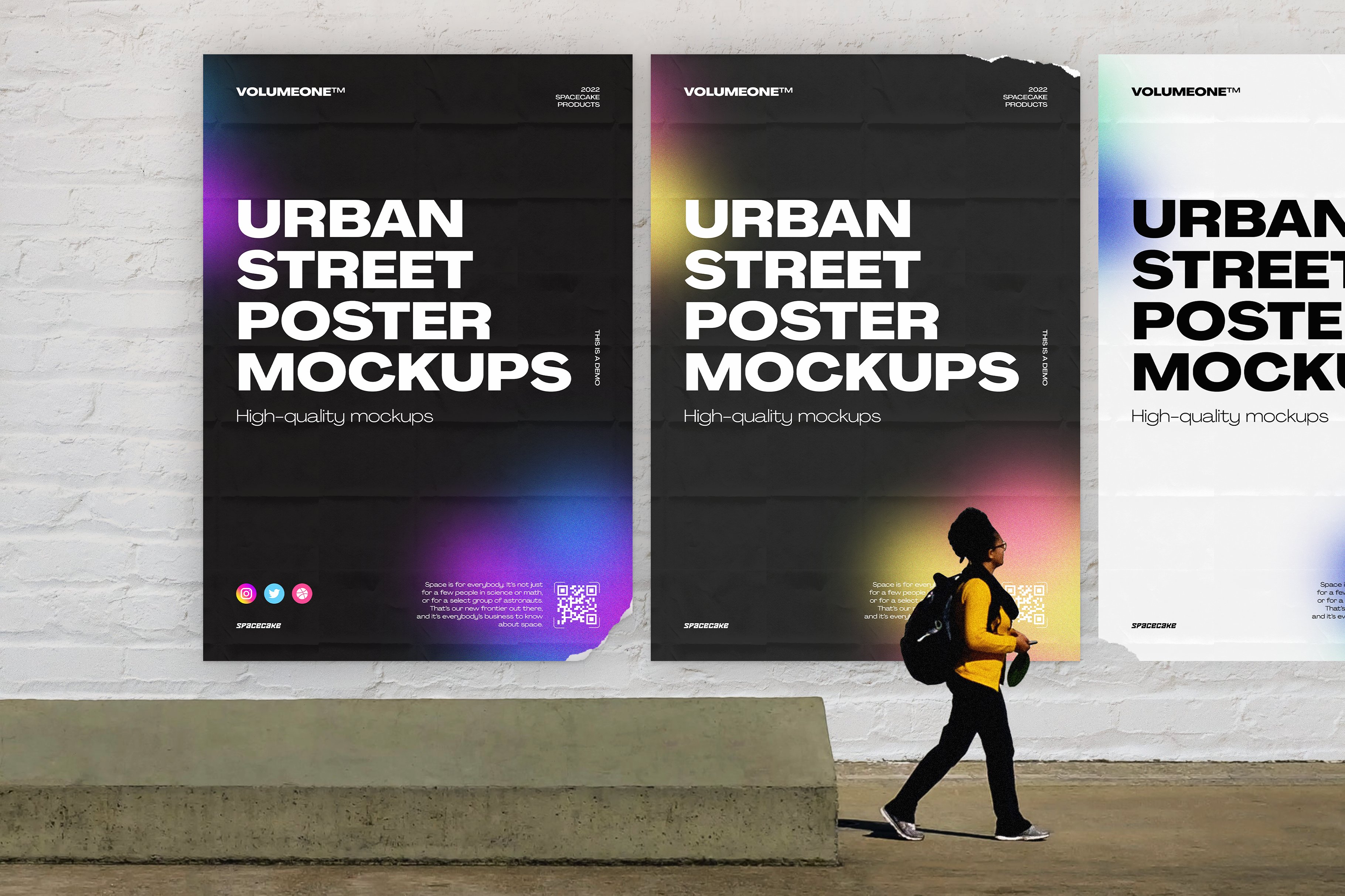 Urban Street Poster Mockups preview image.