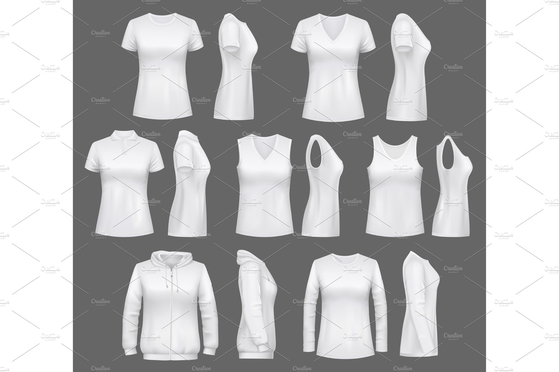 Women white tank top t-shirts cover image.