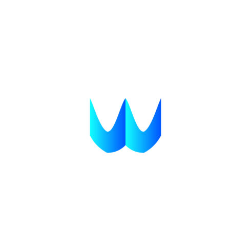 W Letter Logo Gradient Color Letter W Logo W Logo Design - MasterBundles