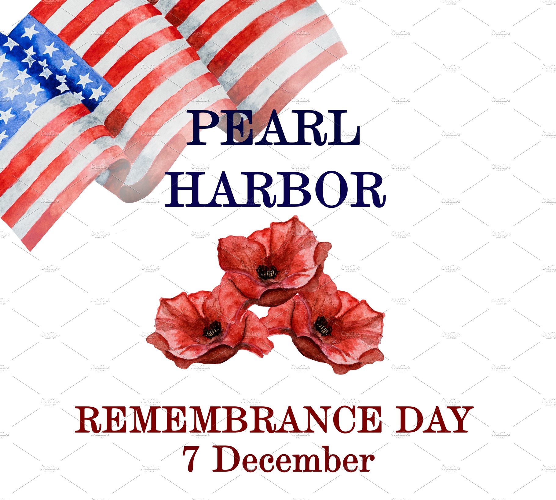 Pearl Harbor Remembrance Day. Greeti cover image.