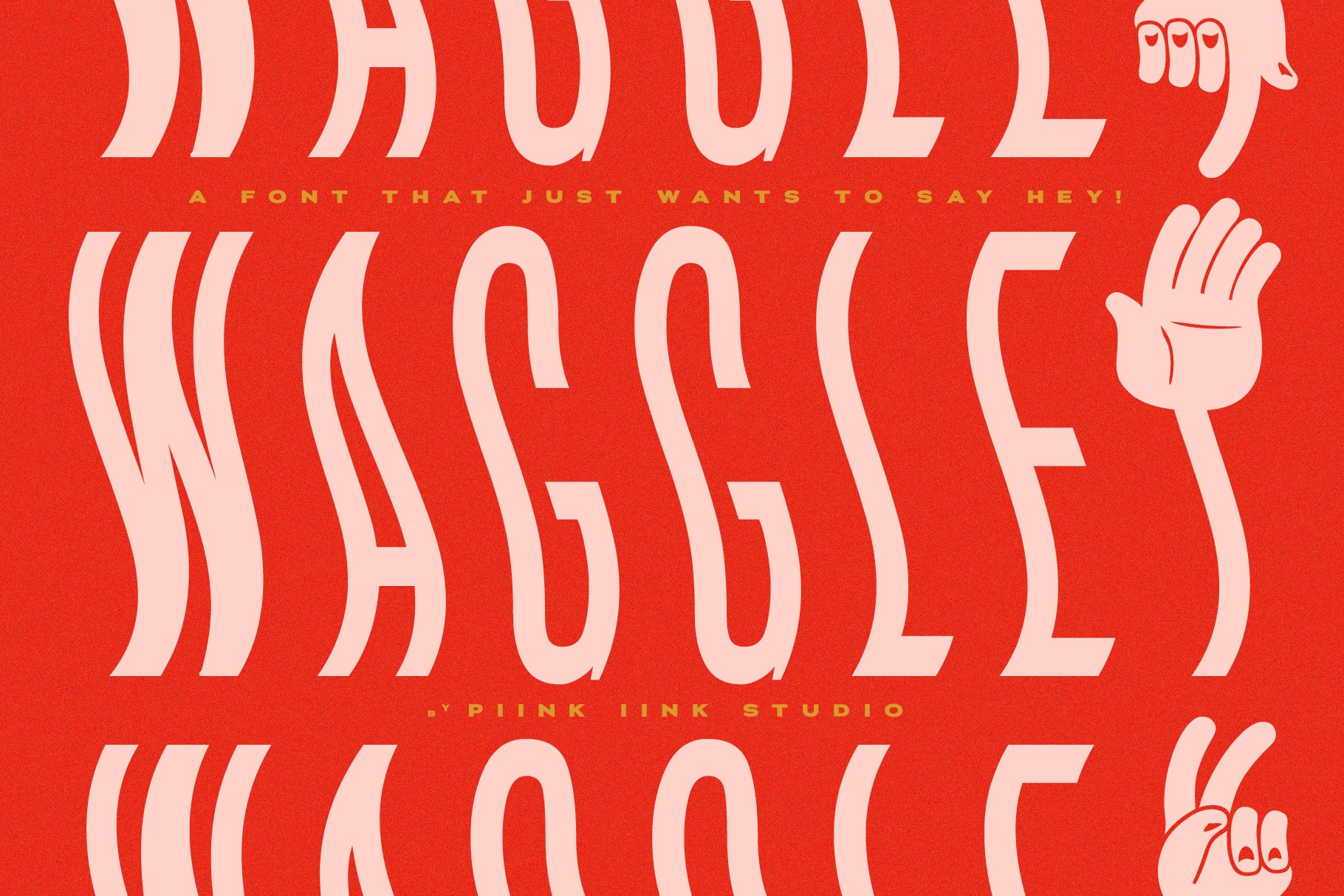 WAGGLE Display Font cover image.