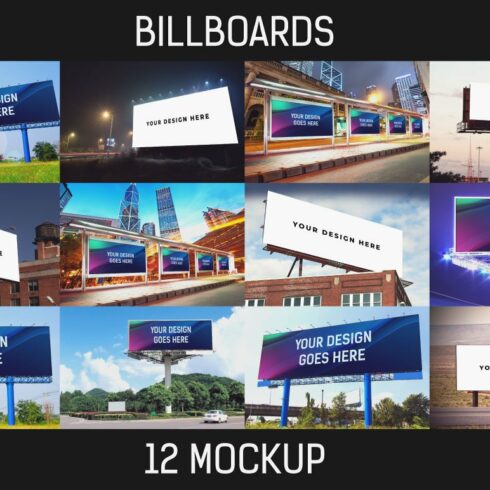 12 Billboard Mockup #2 cover image.