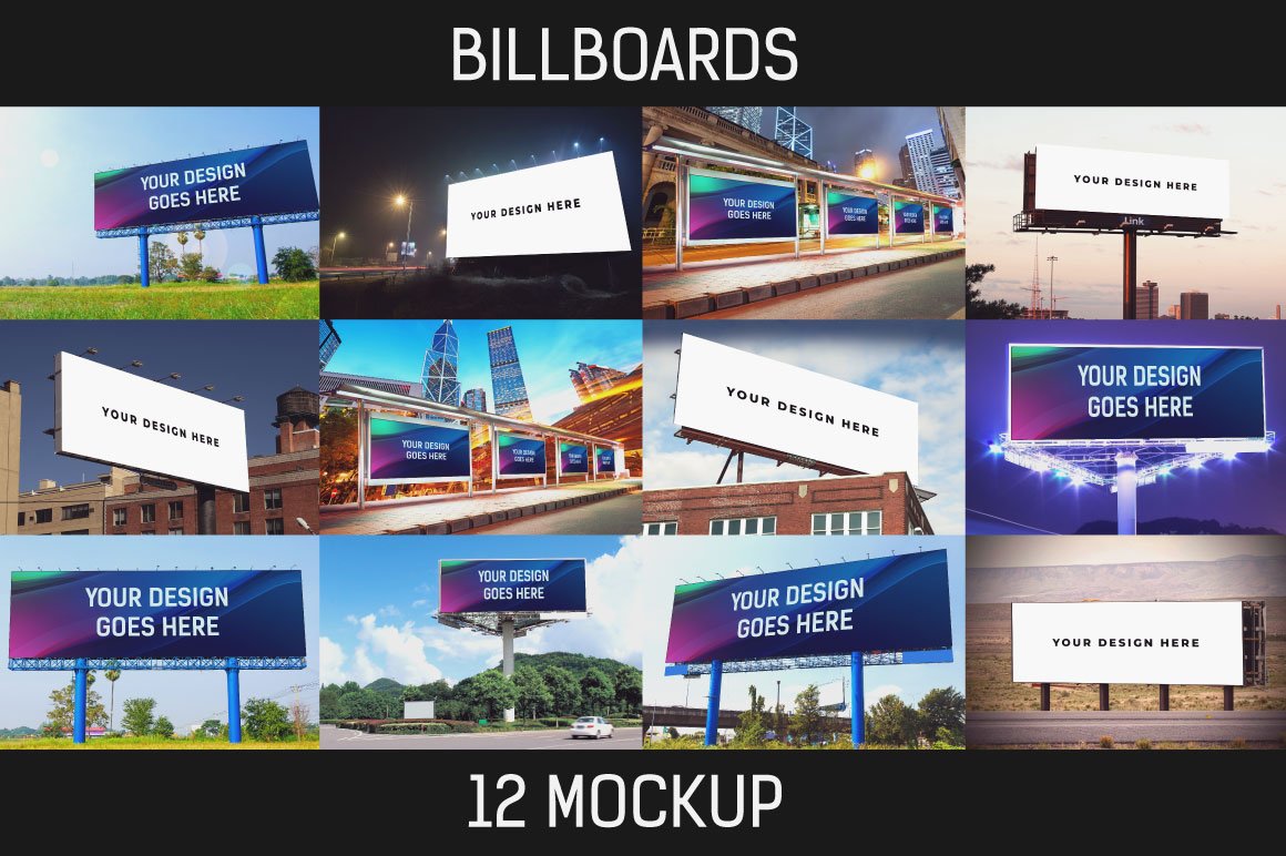 12 Billboard Mockup #2 cover image.