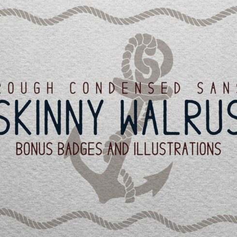 Skinny Walrus - Vintage Font + Logos cover image.
