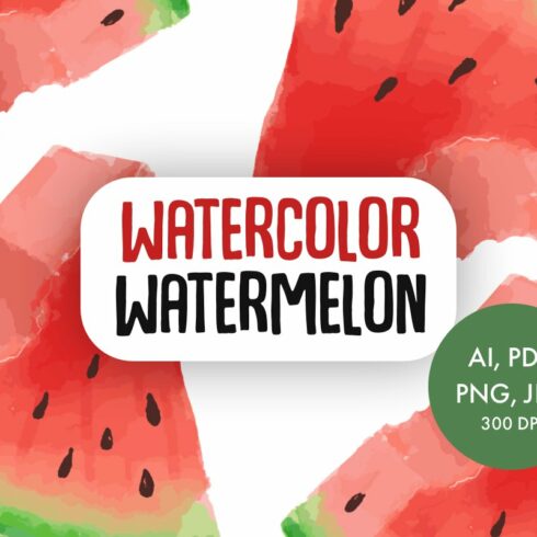 Watercolor Watermelon cover image.