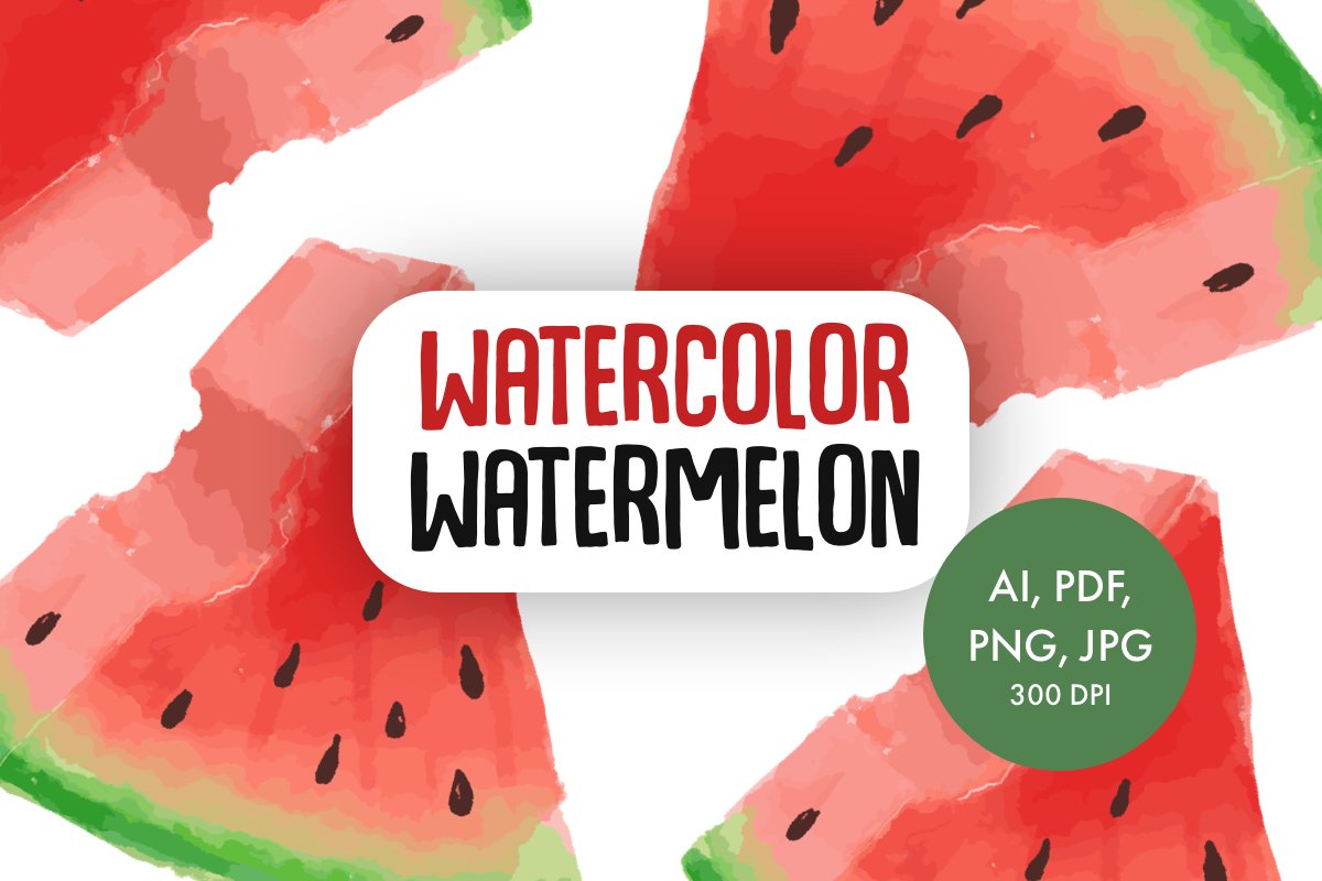 Watercolor Watermelon cover image.