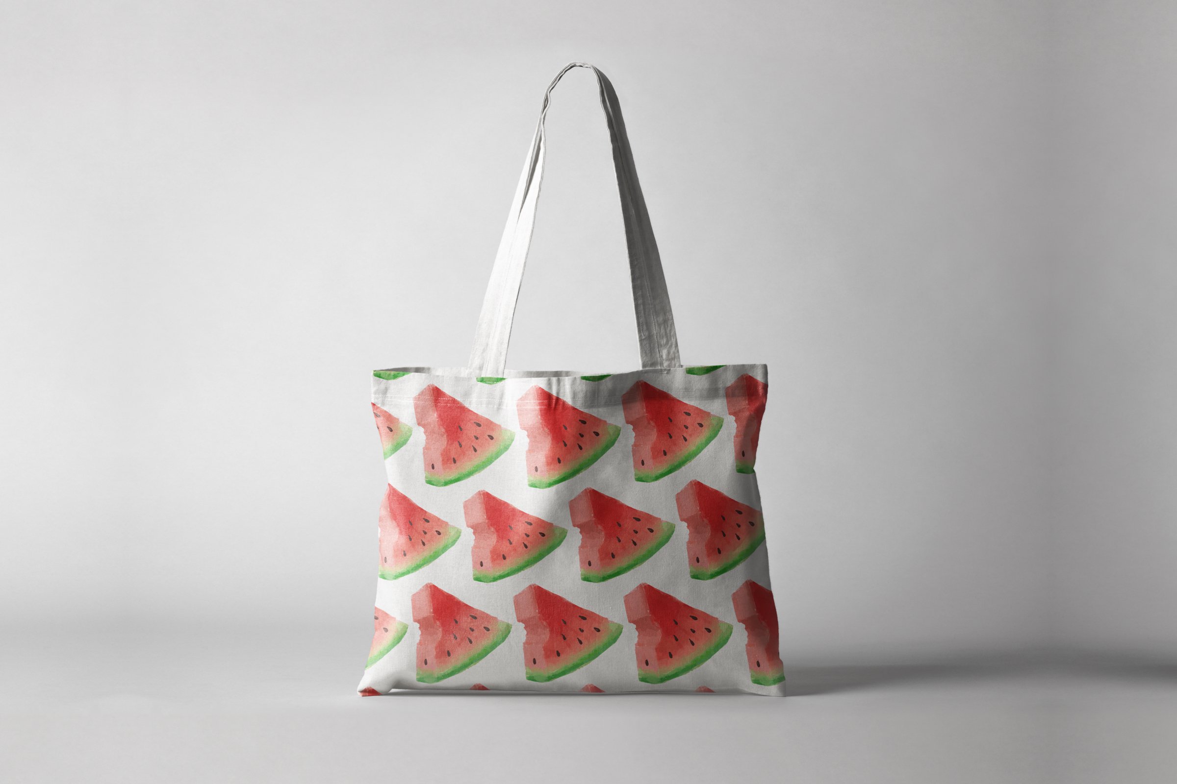 watercolor watermelon pattern mockup 798