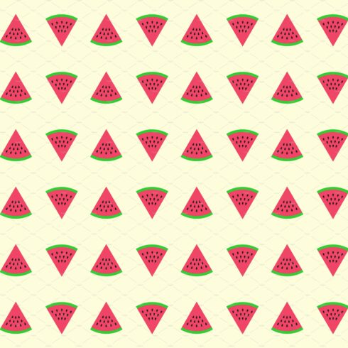 Watermelon slices pattern cover image.