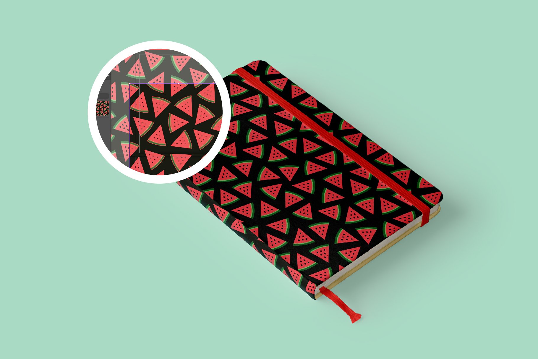 Watermelon Seamless Patterns preview image.