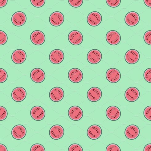 Seamless watermelon cover image.